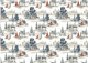 Tapete - Christmas Toile 1